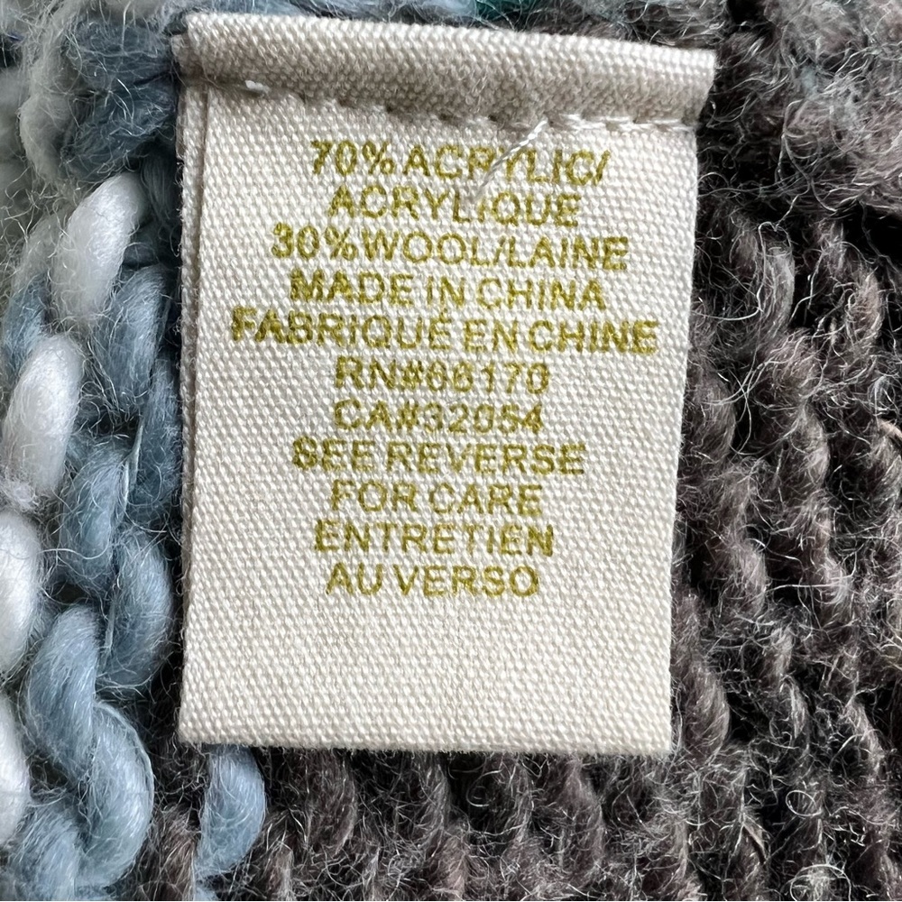 ANTHROPOLOGIE Shae Cropped Wool Blend Cardigan M - Picture 9 of 9